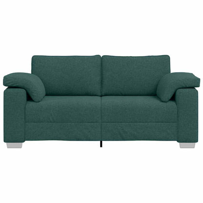 Sofa Dunkelgrün 180 x 77 x 82 cm Stoff