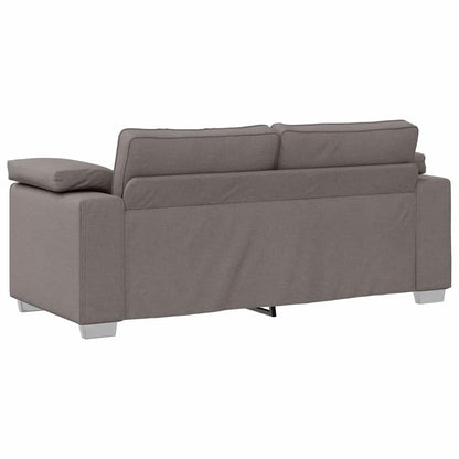 Sofa mit Kissen Taupe 180 x 77 x 82 cm Stoff