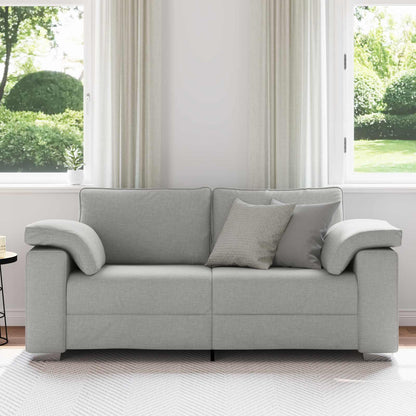 Sofa Wolkengrau 180 x 77 x 82 cm Stoff