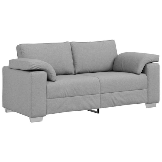 Sofa mit Kissen Wolken-Grau 180 x 77 x 82 cm Stoff