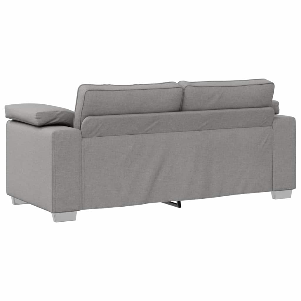 Sofa mit Kissen Wolken-Grau 180 x 77 x 82 cm Stoff