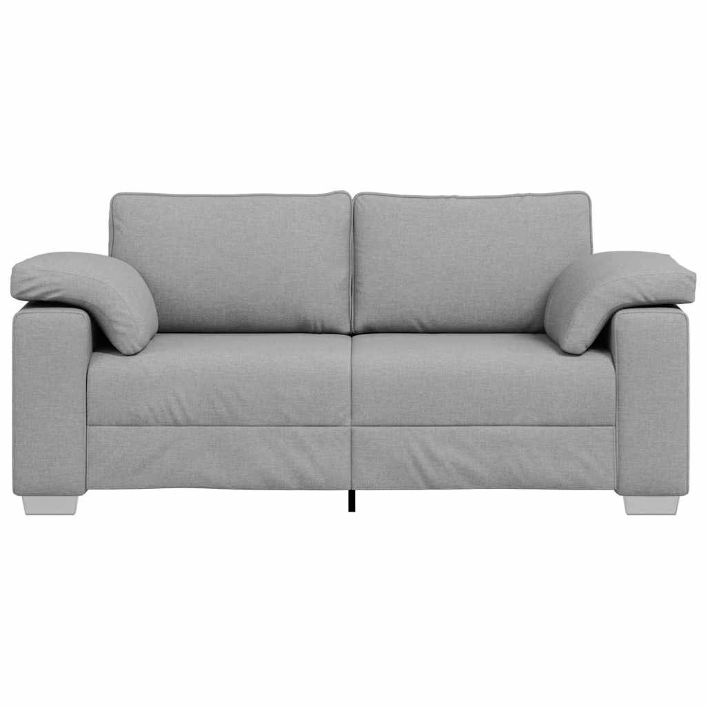 Sofa mit Kissen Wolken-Grau 180 x 77 x 82 cm Stoff