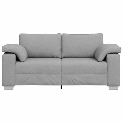 Sofa mit Kissen Wolken-Grau 180 x 77 x 82 cm Stoff