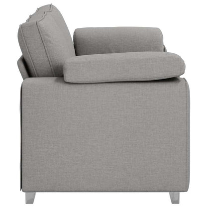 Sofa mit Kissen Wolken-Grau 180 x 77 x 82 cm Stoff