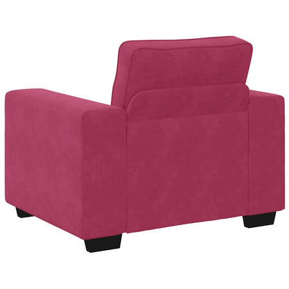Sessel Weinrot 60 cm Samt