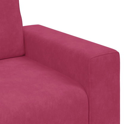 Sessel Weinrot 60 cm Samt