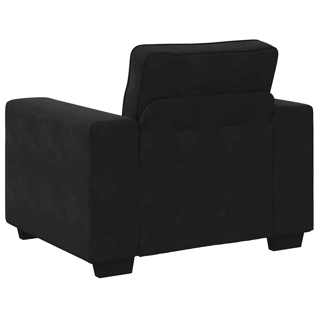 Sessel Schwarz 60 cm Samt