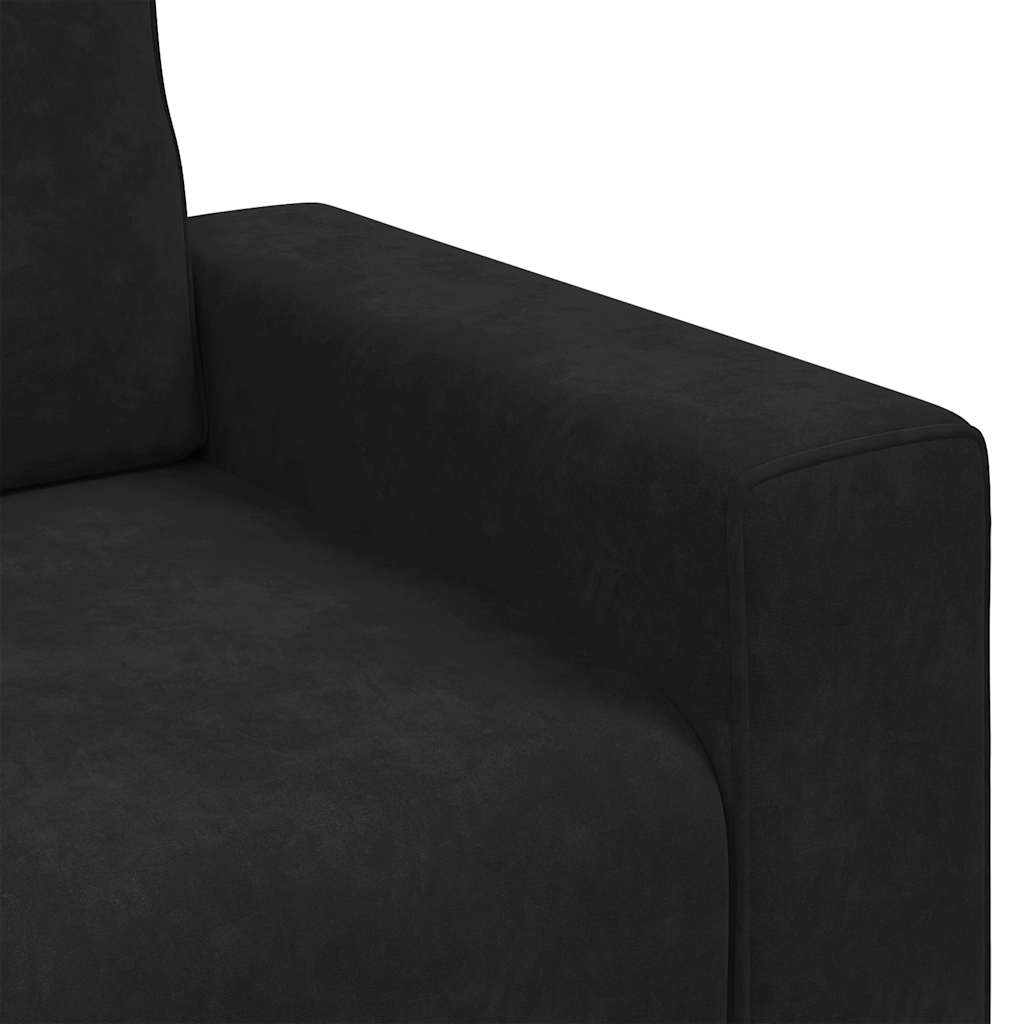 Sessel Schwarz 60 cm Samt