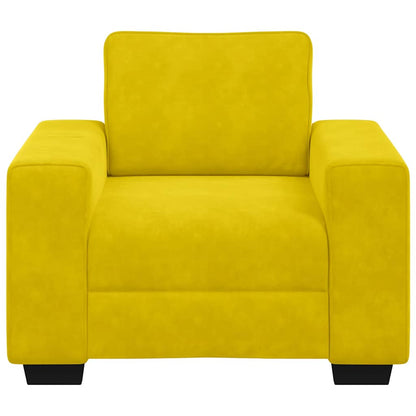 Sessel Gelb 60 cm Samt