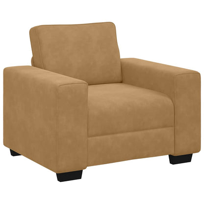 Sessel Braun 60 cm Samt