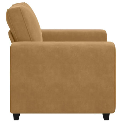 Sessel Braun 60 cm Samt
