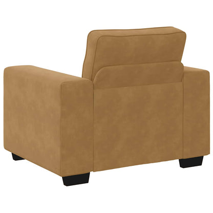 Sessel Braun 60 cm Samt