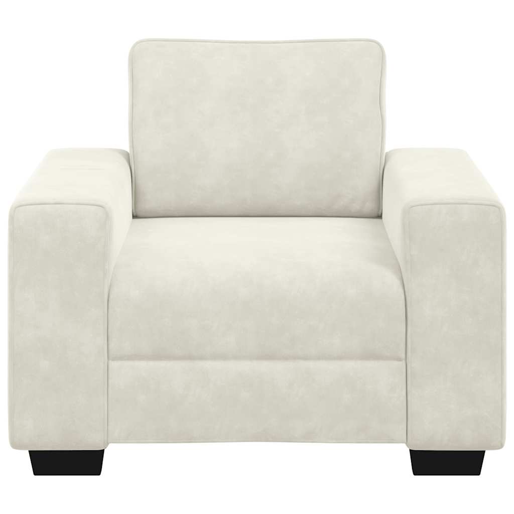 Sessel Creme 60 cm Samt