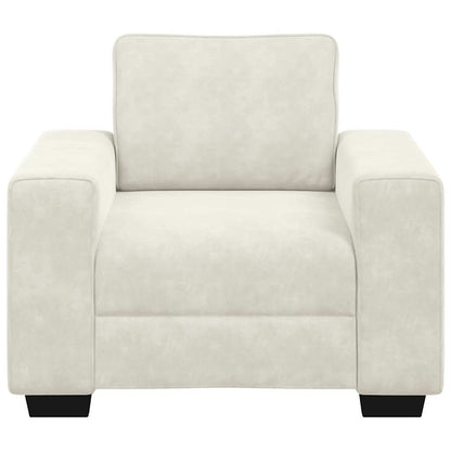 Sessel Creme 60 cm Samt