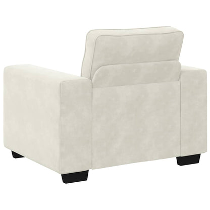 Sessel Creme 60 cm Samt