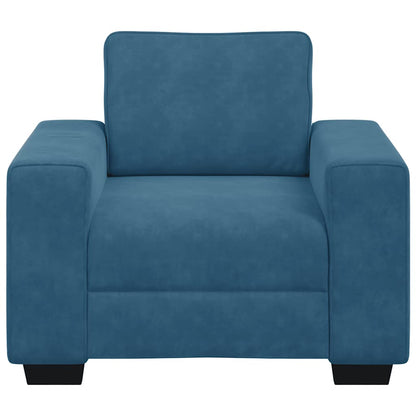 Sessel Blau 60 cm Samt