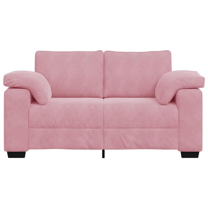 Zweisitzer-Sofa Rosa 120 cm Samt