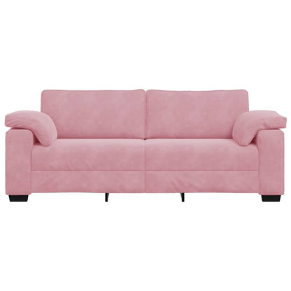 3-Sitzer-Sofa Rosa 178 cm Samt