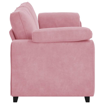 3-Sitzer-Sofa Rosa 178 cm Samt