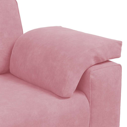 3-Sitzer-Sofa Rosa 178 cm Samt
