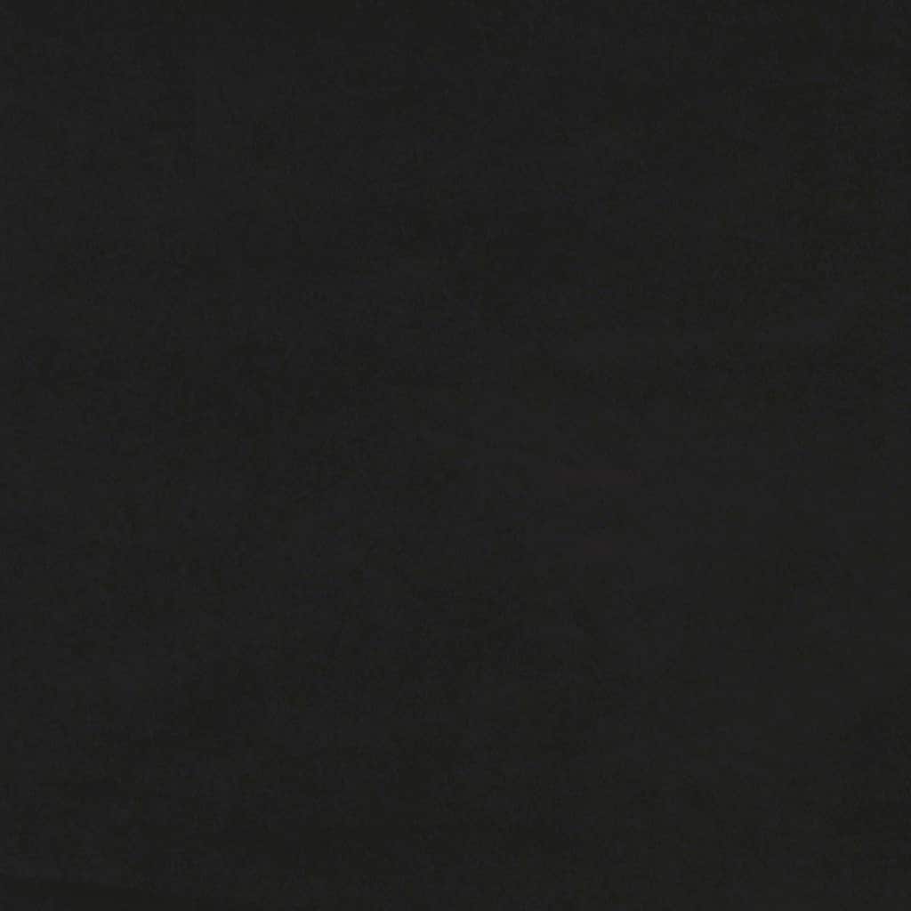 3-Sitzer-Sofa Schwarz 178 cm Samt