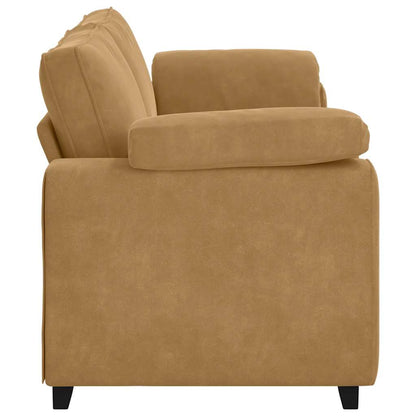 3-Sitzer-Sofa Braun 178 cm Samt
