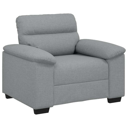 Sessel Hellgrau 60 cm Stoff