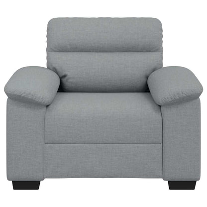 Sessel Hellgrau 60 cm Stoff