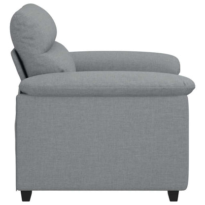 Sessel Hellgrau 60 cm Stoff
