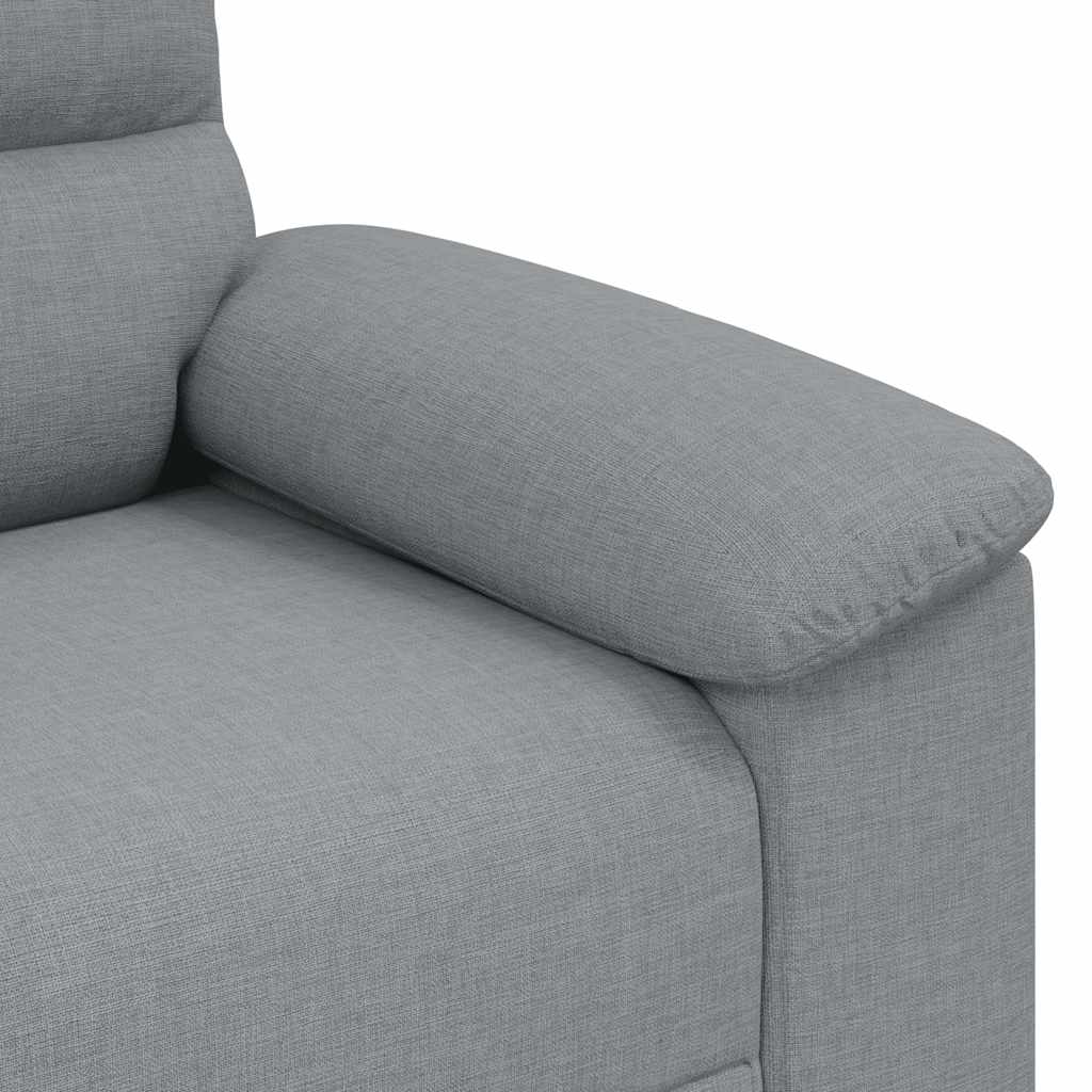 Sessel Hellgrau 60 cm Stoff
