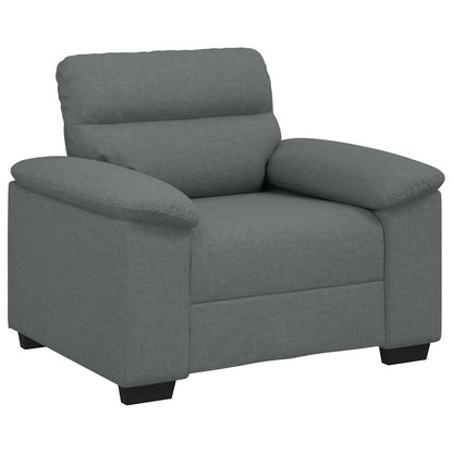 Sessel Dunkelgrau 60 cm Stoff