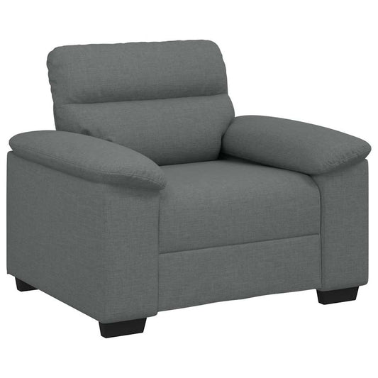 Sessel Dunkelgrau 60 cm Stoff