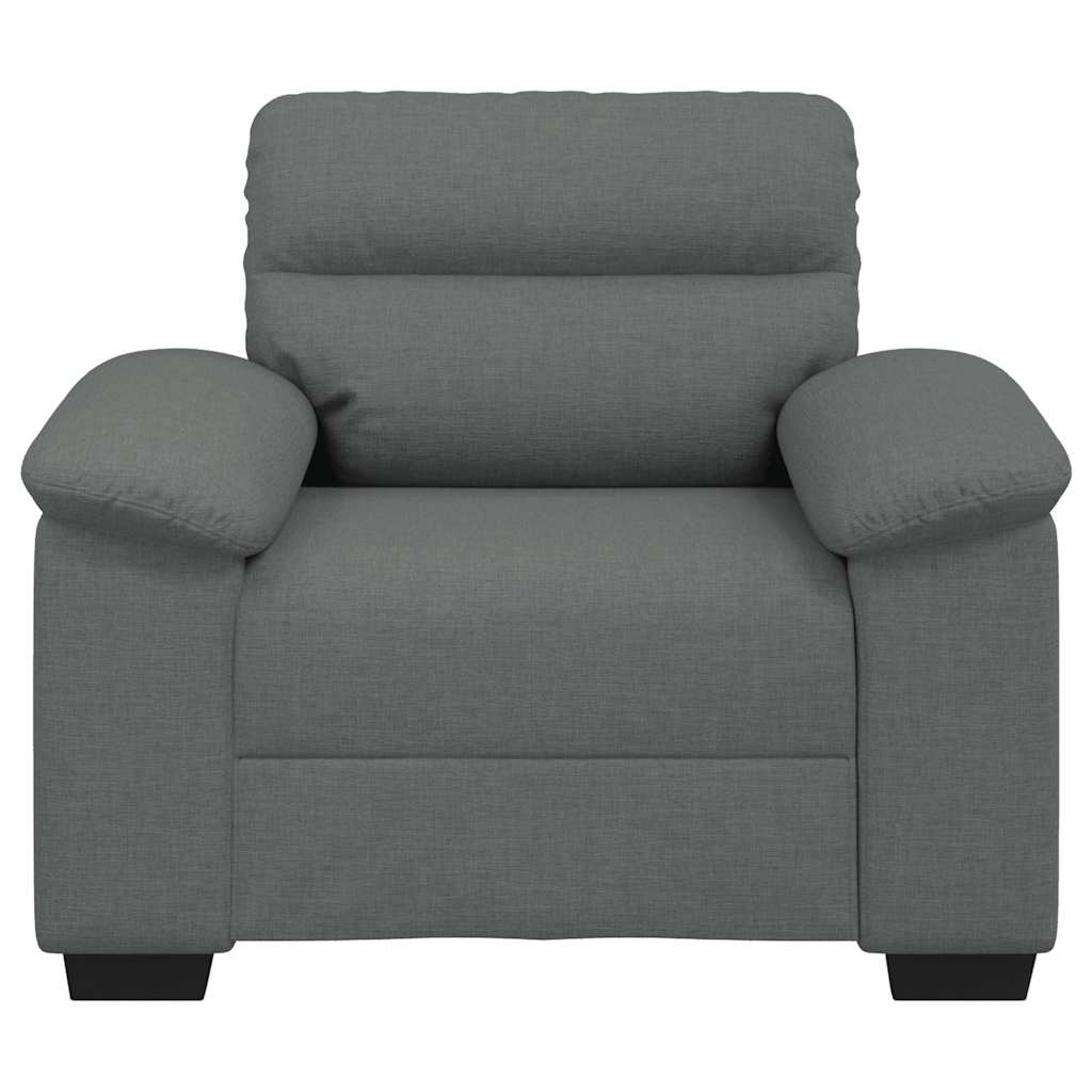 Sessel Dunkelgrau 60 cm Stoff