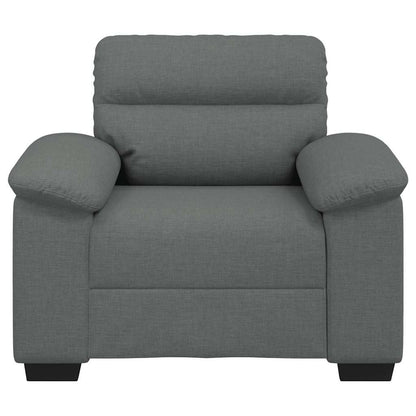 Sessel Dunkelgrau 60 cm Stoff