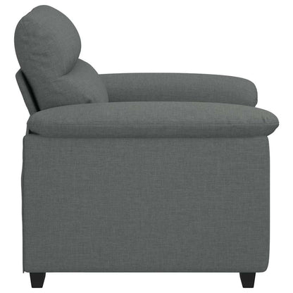 Sessel Dunkelgrau 60 cm Stoff