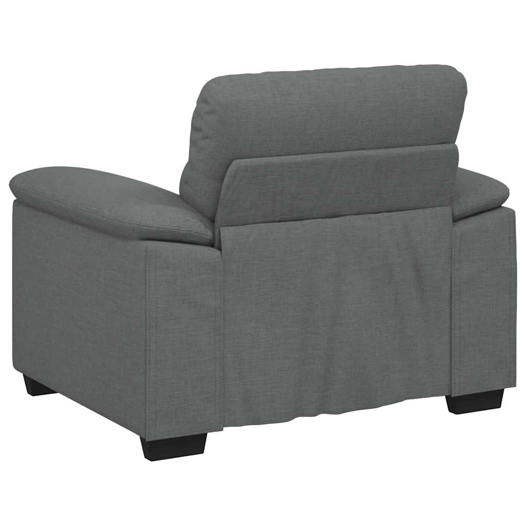 Sessel Dunkelgrau 60 cm Stoff