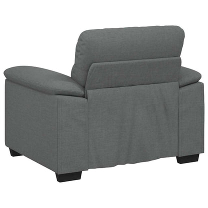 Sessel Dunkelgrau 60 cm Stoff