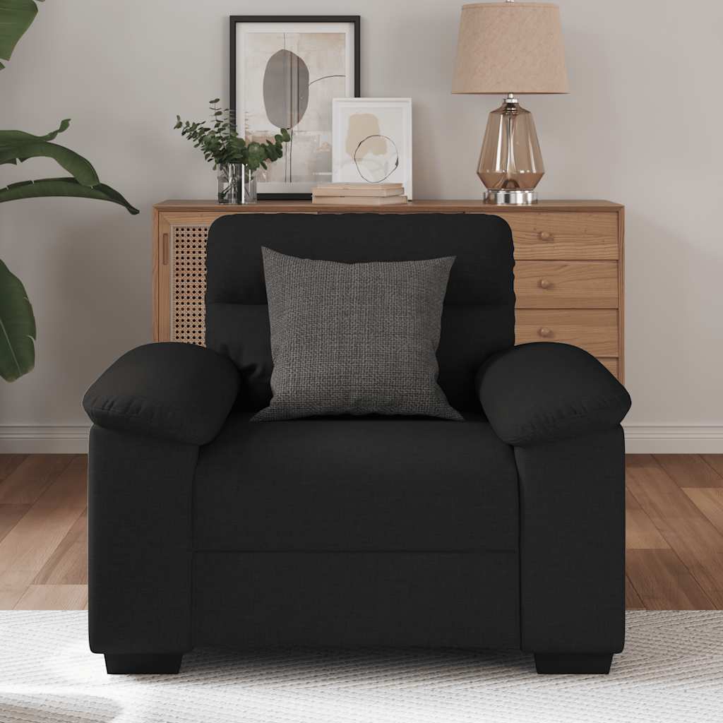 Sessel Schwarz 60 cm Stoff
