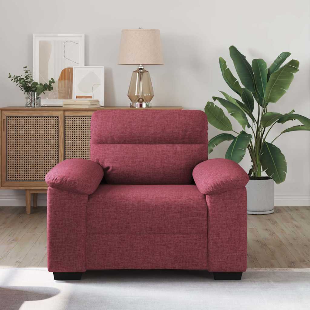 Sessel Weinrot 60 cm Stoff
