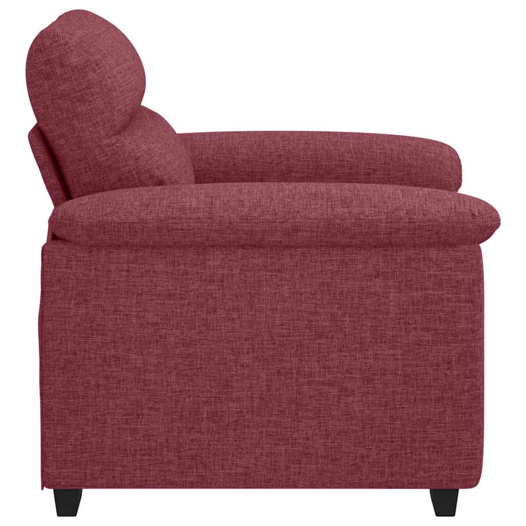Sessel Weinrot 60 cm Stoff