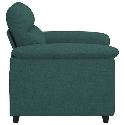 Sessel Dunkelgrün 60 cm Stoff