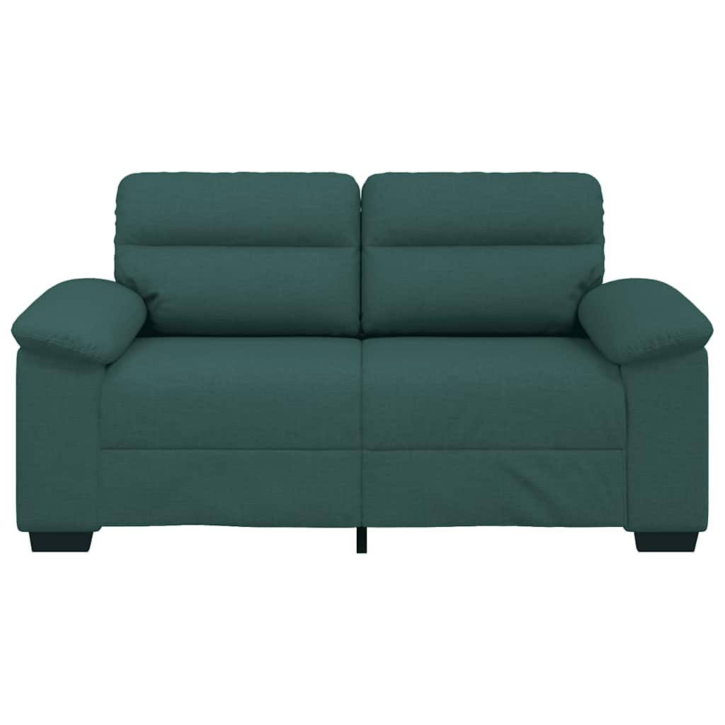 2-Sitzer-Sofa Dunkelgrün 120 cm Stoff