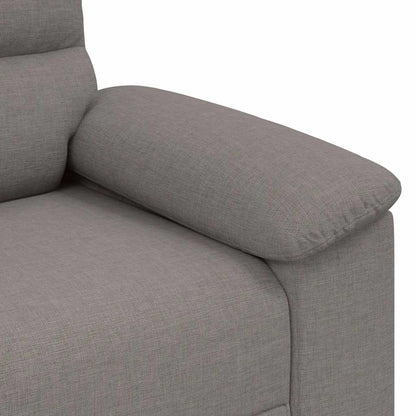 2-Sitzer-Sofa Taupe 120 cm Stoff