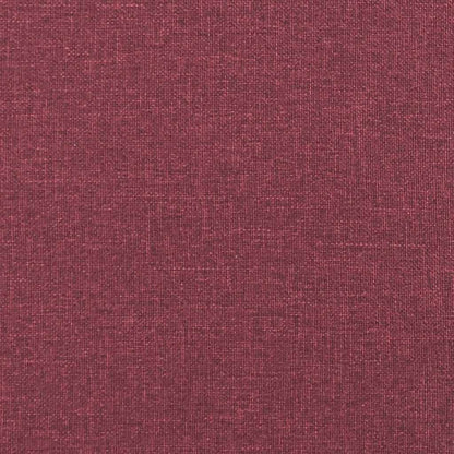 2-Sitzer-Sofa Weinrot 140 cm Stoff