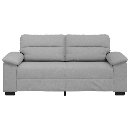 2-Sitzer-Sofa Wolkengrau 140 cm Stoff