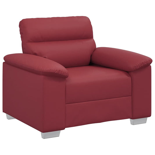 Sessel Weinrot 60 cm Kunstleder