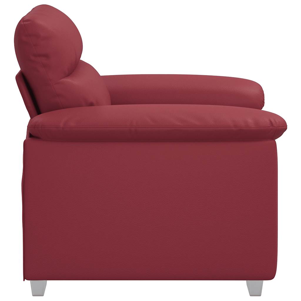 Sessel Weinrot 60 cm Kunstleder
