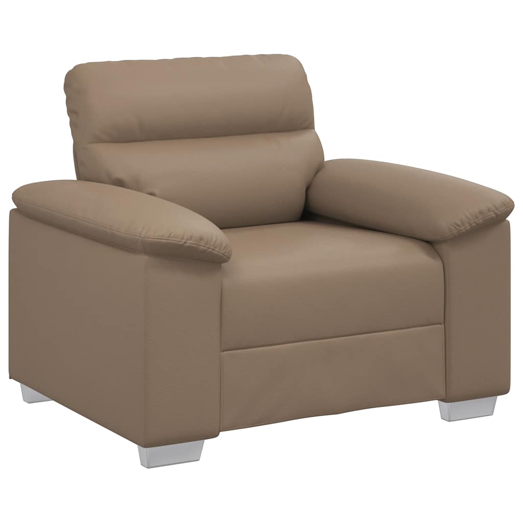 Sessel Cappuccino-Braun 60 cm Kunstleder