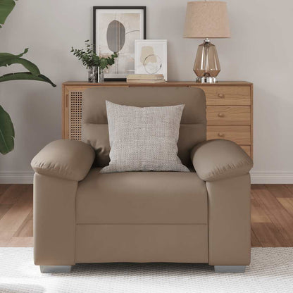 Sessel Cappuccino-Braun 60 cm Kunstleder