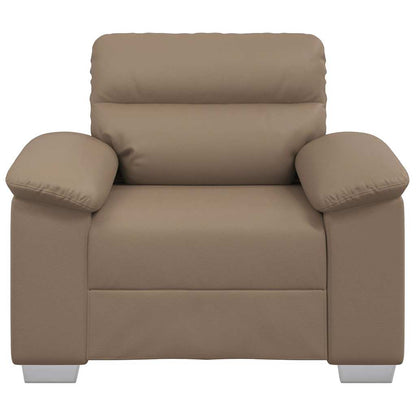 Sessel Cappuccino-Braun 60 cm Kunstleder
